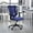Blue Mesh, variant on Emma + Oliver High Back Designer White Mesh Executive Ergonomic Office Chair - Adjustable Arms