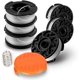 thumbnail image 1 of Uuboxs Paquete de 6 A6485 A6481 Carrete para recortadora Black Decker, hilo de 1,65 mm + 1 tapa + 1 resorte, 1 of 5