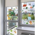 thumbnail image 5 of 9Sheets 64Pcs Jungle Animals Window Clings Safari Animals Window Decals Glass Doors Window Anti-Collision Stickers for Home Classroom Nursery Zoo Animals Party Supplies Decorations, 5 of 9