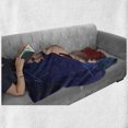 thumbnail image 5 of Astrology Soft Flannel Fleece Throw Blanket, Taurus Girl with Horns Maleficent Zodiac Stars Venus Beauty Graphic Design, Cozy Plush for Indoor and Outdoor Use, 50" x 60", Navy Red Brown, by Ambesonne, 5 of 5