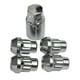 thumbnail image 2 of Pernos de bloqueo de rueda de aleación antirrobo M12x1.5mm Tuercas cónicas de 60  degree de 4 piezas con llave cromada kusrkot  Pernos de bloqueo de rueda de seguridad, 2 of 7