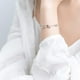 thumbnail image 2 of Pulsera de plata L.Karden para mujer, joyería, pulsera de plata esterlina S925, pulseras de la amistad, lindas pulseras de estrella para niñas, regalo para mamá, regalo para el día de la, 2 of 5