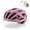 Pink, variant on NFTIGB Breathable Riding Helmet Detachable Color Changing Goggles Bicycle Safety Cap White 11.2 inches / 28.5 cm