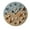 FFclock007, variant on ZXCXRQFa Desk Clocks Beach Themed Sea Shell Wall Clock Non Ticking Silent Kitchen Clock Round Battery Operated Clocks 10 inch for Living Room Bedroom Decor