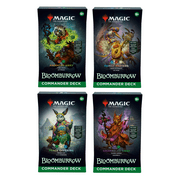 Magic: The Gathering Bloomburrow Commander Deck Bundle - Includes All 4 Decks (Animated Army, Family Matters, Peace Offering, and Squirreled Away)