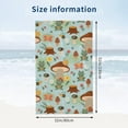 thumbnail image 4 of Mushrooms Large Beach Towel - Plush Thick Cotton Pool Towel, Adult Beach Towels, 4 of 16