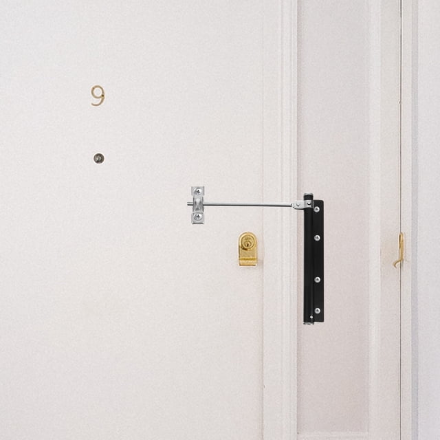 KAKOWELY De Puerta Resistente Con Automático Para Puertas De Hierro Y Madera Negras