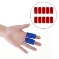 thumbnail image 3 of Maoww 10 Pieces/Set Portable Knuckle Sleeve Left Right Hand Elastic Breathable Knuckles Brace Protector Protective Gloves Sports Gear Red, 3 of 9