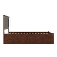 thumbnail image 4 of AFI Nantucket Full Wood Platform Bed with Footboard and Storage Drawers, Walnut, 4 of 6
