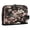 Watercolor Opossum Pattern, variant on Standing Pencil Case with Base Large Capacity Stationery Pouch Pen Bag with Zipper for Women Men Purple Trees