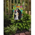 thumbnail image 2 of Carolines Treasures LH9414-FLAG-PARENT Cavalier Spaniel Easter Eggtravaganza Flag  multicolor, 2 of 2