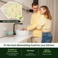 thumbnail image 7 of 6 Pack Swedish Dishcloth Mixed Color Reusable Cleaning Cloth Assortment Kitchen Cloth Washable Absorbent Sponge Alternative for Dish (Flower Theme), 7 of 7