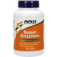 thumbnail image 3 of NOW Supplements, Super Enzymes, Formulated with Bromelain, Ox Bile, Pancreatin and Papain, Super Enzymes, 180 Tablets - 2 Pack, 3 of 4