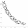 thumbnail image 3 of 14k White Gold Link Bracelet Fancy, 3 of 7