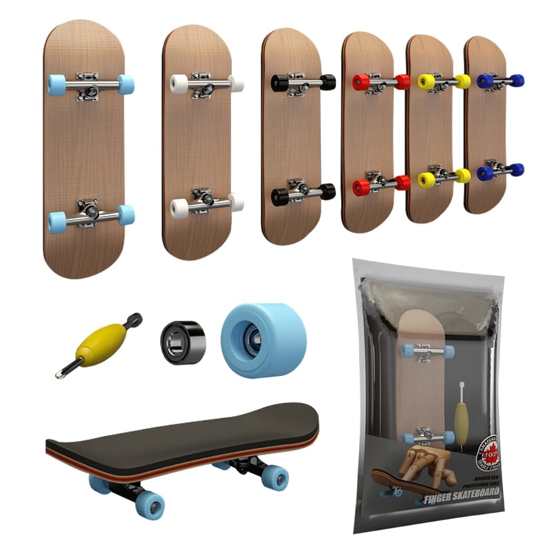 Pro Finger Skate Board 4PCS High-Speed Fingerboard Wheels with Bearings