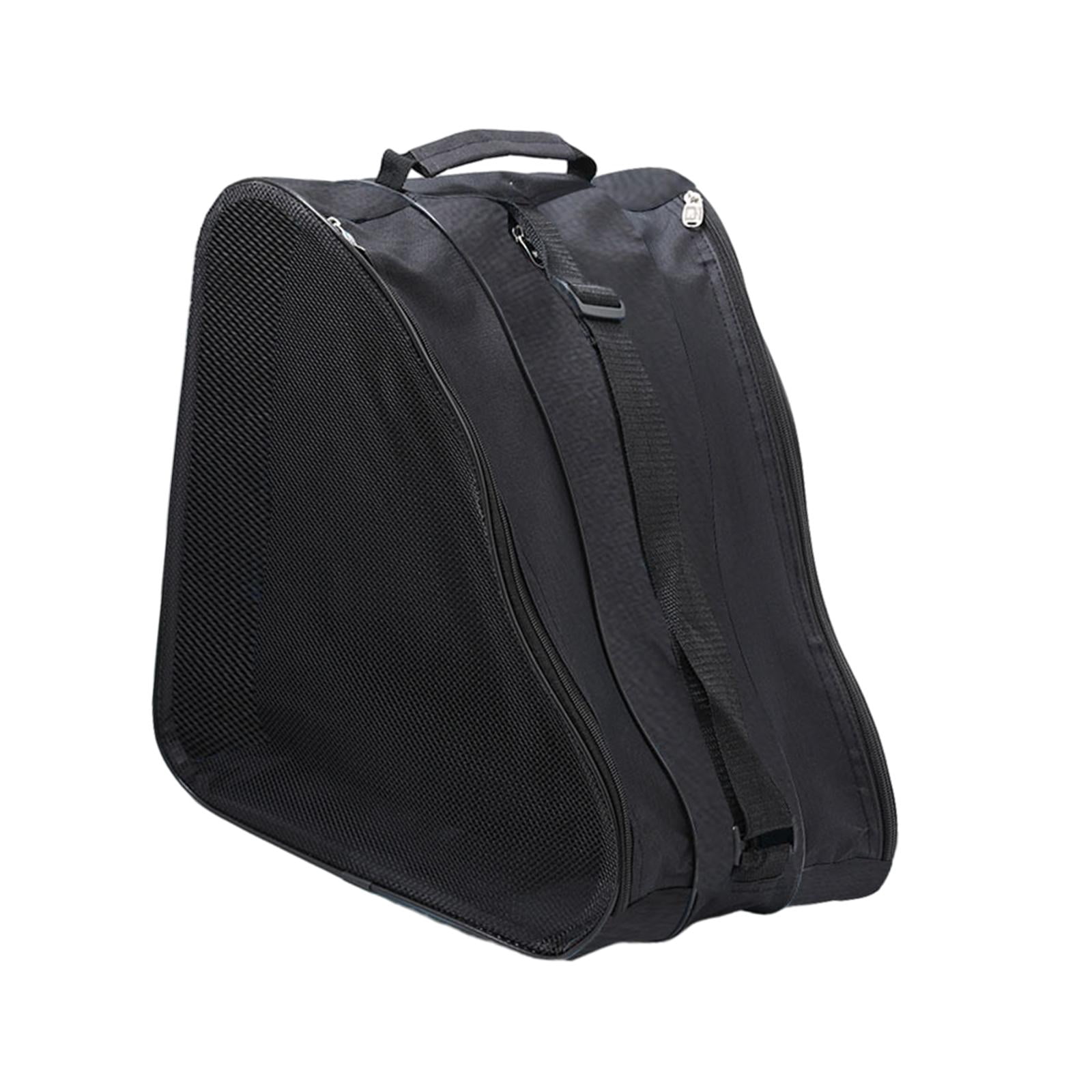 Skating Shoes Bag Durable Skates Storage Bag Ice Skates Bag Roller Skates Bag Black