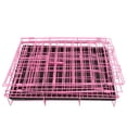 thumbnail image 1 of WASHWEPE Portable Dog Crate Iron Pink 1Set for Training, 1 of 6