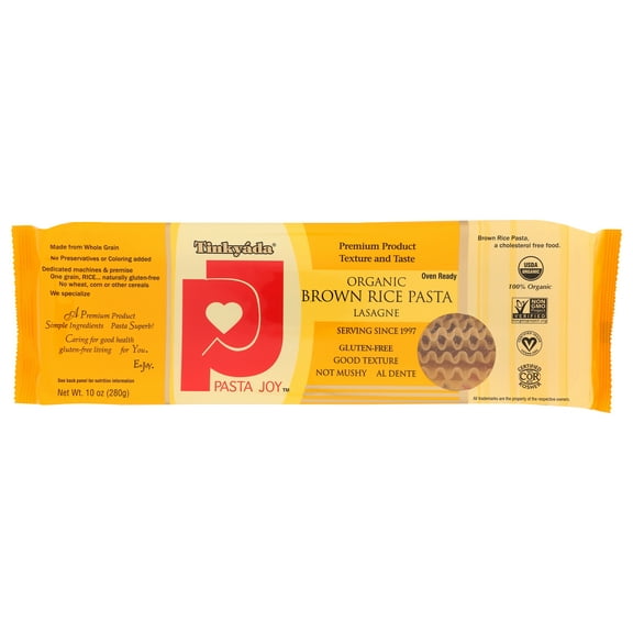Pack of 12, Tinkyada Brown Rice Lasagna Pasta, 10 oz