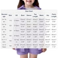thumbnail image 3 of Amidoa Girls 2 Piece Outfits Summer Clothes Soft Long Sleeve T Shirts and With Pockets Casual Shorts Kids Clothing Sets Purple Size 4T, 3 of 9