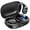 Black, variant on TPUFO Open Ear Wireless Earbuds Bluetooth Headphones with Noise Cancelling Mic, 48H Playtime HiFi Stereo Waterproof Ear Buds for Android iOS