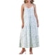 thumbnail image 2 of INSPIRAR CHIC Vestido Maxi Boho Sin Mangas de Verano Floral con Tirantes 2XL Azul, 2 of 6