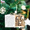 thumbnail image 3 of Adornos navideños, regalos navideños, citas bíblicas de madera, adornos navideños de nacimiento, colgantes para decoración navideña del hogar, colgante del nacimiento de Jesús, 3 of 6