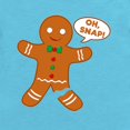 thumbnail image 2 of CafePress - Oh Snap Gingerbread Man - Cute Infant Bodysuit Baby Romper - Size Newborn - 24 Months, 2 of 3