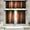 Abstract Brown Orange, variant on dinii 36 Inch Kitchen Curtains Black Farmhouse Rustic Window Curtains and Valances Set of 3, Vintage Fork Spoon Country Wooden Wood Short Tier Curtain, Vintage Small Kitchen Decor
