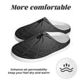 thumbnail image 6 of KLL Black Spider On Web Pattern Adult Unisex Cozy Slippers,Fuzzy Slip-on Slippers TPR Sole Slippers Comfort Plush Home Footwear for Indoor & Outdoor-8, 6 of 7
