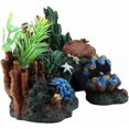 thumbnail image 3 of Colorful Artificial Resin Sea Coral Reef Decoration Cave Aquarium Fish Tank Decorations, 3 of 5