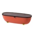 thumbnail image 1 of Elodie Seasoning Bottle Kitchen Condiment Storage Organizer for Baking Kitchen Home Orange, 1 of 8