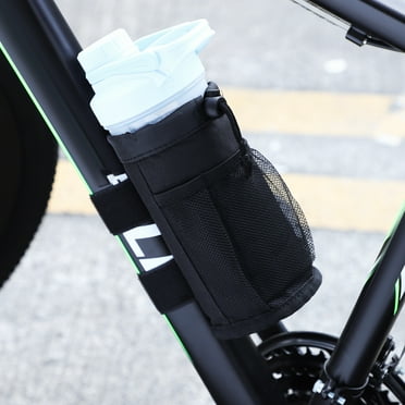LEXSOMEO Bike Water Bottle Holder Bag Universal Drinking Cup Cage Mesh Pocket Outdoor Accessory