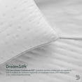 thumbnail image 4 of Dreamlab Edredón King Size Ligero y Juego de Sábanas con Fundas de Almohada Decorativas (7 piezas). Set de Colcha Ligera y Sábanas para Cualquier Temporada. Hipoalergénico. Trébol, Blanco / Blanco, 4 of 10