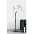 thumbnail image 1 of Kenroy Home 32849BL Lampe Arquée Leah, Noire, 1 of 5