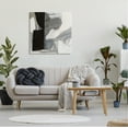 thumbnail image 2 of Stupell Industries Bold Black Shapes Layered Abstract Fluid Forms Painting Gallery Wrapped Canvas Print Wall Art, Design by Victoria Barnes, 2 of 7