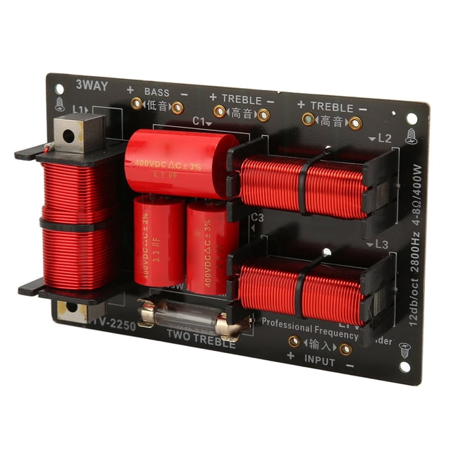 Frequency Divider, High Sound Quality Easy Use 3 Way Stable Signal Transmission Speaker Frequency Divider Module for Home