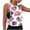 Mint Green, variant on cocolona Patriotic Shirts for Women 4th of July Summer Sleeveless Crop Gym Yoga Workout Tank Tops