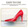 thumbnail image 2 of 8pcs Clear Wall Shelf Slatwall Shelf Wall Shoe Shelf Retail Store Display Shelf, 2 of 4