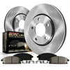 Power Stop Front Stock Replacement Brake Pad and Rotor Kit KOE7705