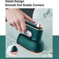 thumbnail image 4 of HLONK Portable Mini Ironing Machine  180° Rotating Handheld Iron  50ml Foldable Travel Pack Iron  Professional Micro Iron  Suitable for Home and Travel(green), 4 of 5
