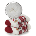 thumbnail image 3 of SOMER 2 Pairs Christmas Socks for Women Fuzzy Socks Grip Cozy Cute Warm Non Slip Winter 2025, 3 of 7