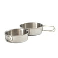 thumbnail image 3 of Soimiss 1Set Compact Foldable Stainless Steel Bowls Camping Tableware with Storage Bag, 3 of 8