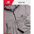 thumbnail image 2 of Sudadera New Balance Performance Fleece para niños de 8 a 12 años, color gris, 2 of 7
