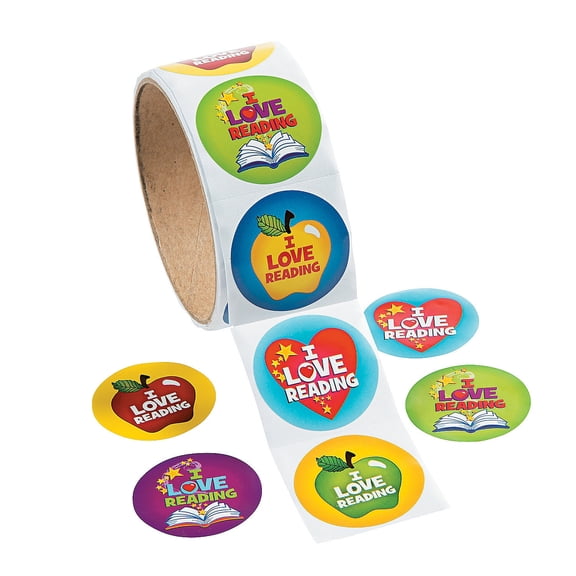 I Love To Read Stickers - Stationery - 1 Piece