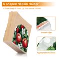 thumbnail image 5 of Yayeee Napkin Holder for Table Kitchen Paper Tissue Organization, Red Apple Pattern, 5 of 8