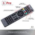 thumbnail image 5 of GE 4-Device Universal TV Remote Control in Brushed Graphite, 33711, 5 of 6