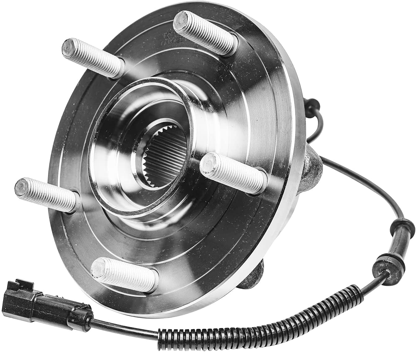 Detroit Axle - 2 Front Wheel Bearing Hubs for Dodge Grand Caravan Chrysler Town & Country Volkswagen Routan Ram C/V, Replacement Wheel Bearing and Hubs Assembly Set