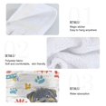 thumbnail image 4 of Haosy 2 Pack Kitchen Wash Cloths with Hanging Loops Absorbent Absorbent Quick Drying Hand Towels, Cartoon Dog and Paw, 4 of 7
