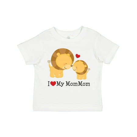 

Inktastic I Love My MomMom Gift Toddler Boy or Toddler Girl T-Shirt