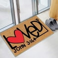 thumbnail image 3 of Beautynvta Valentine‘s Day Doormat, Valentine's Day Decoration, Non-Slip Washable Entrance Mats, Inside Mat for Front Door, Welcome Doormat for Front Porch Decor Home Indoor Outdoor, 3 of 4